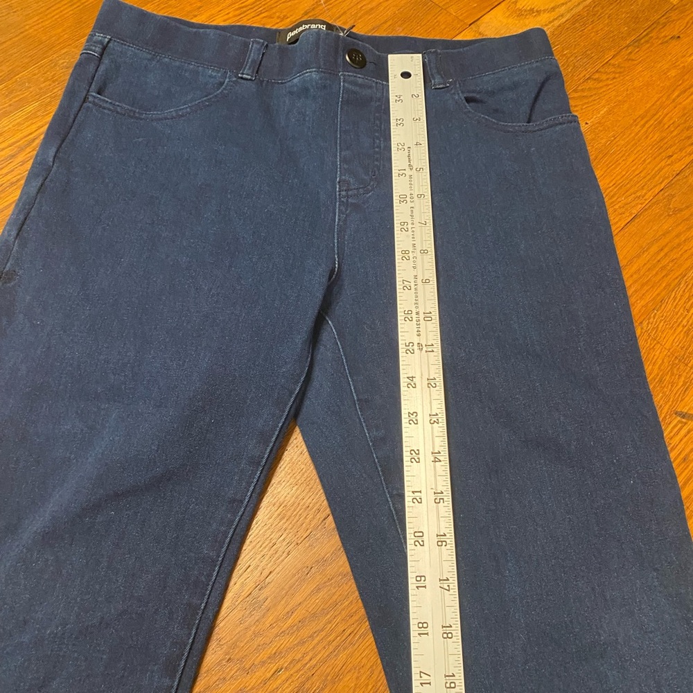 Beta brand dark blue cropped jeans - size m - Picture 5 of 7